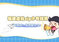 福建虚拟sip小号线路好用吗？