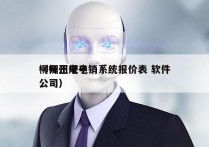 柳州正规电销系统报价表 软件
（柳州电子公司）