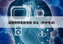 湖南外呼系统电销 排名（外呼电话）