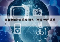 哪有电销外呼系统 排名（电销 外呼 系统）