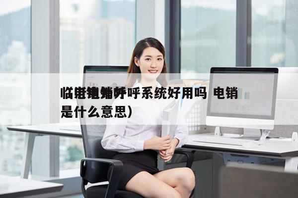 临沂电销外呼系统好用吗 电销
（电销外呼是什么意思）