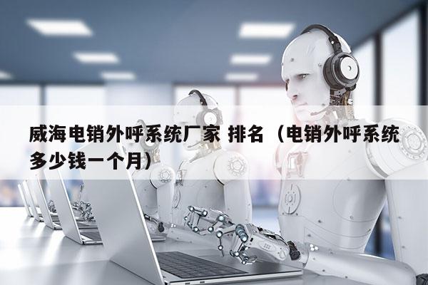 威海电销外呼系统厂家 排名（电销外呼系统多少钱一个月）