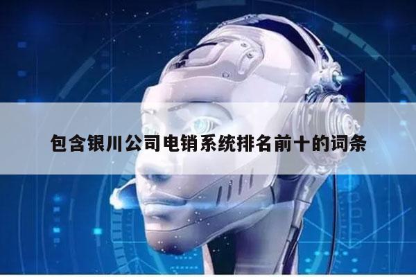 包含银川公司电销系统排名前十的词条