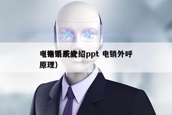 电销系统介绍ppt 电销外呼
（电销系统原理）
